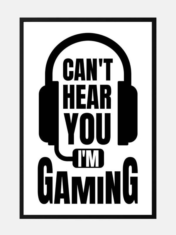 Cant Hear you im gaming